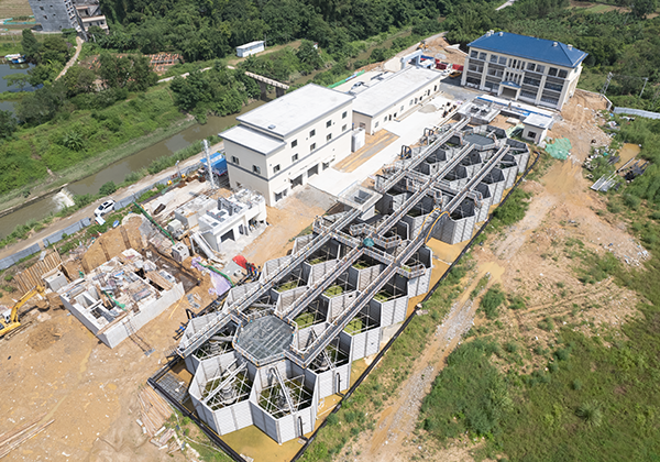 陽春示范：低碳低廢型柔性蜂巢裝配式污水處理廠